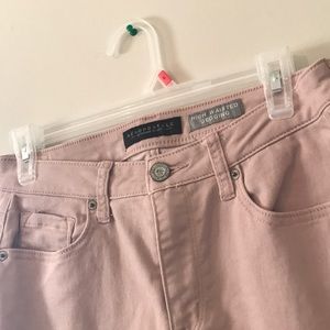 Dust pink/Khaki Aeropostale high waisted jeggings